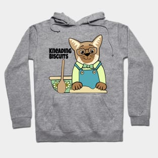 Siamese Cat Kneading Biscuits Hoodie